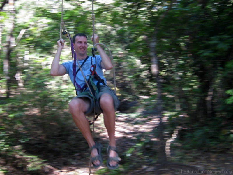 Ziplining in Costa Rica Charles Kosman ziplining in Costa Rica 2011