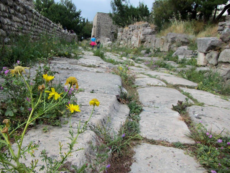 Walking along the Western Excavations Kos Greece